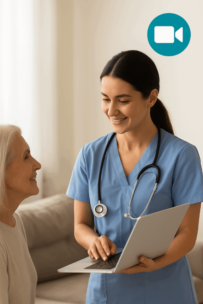 telenurse mit patientin